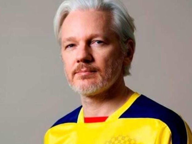 Assange took refuge in the Ecaduorean Embassy. Picture: Twitter