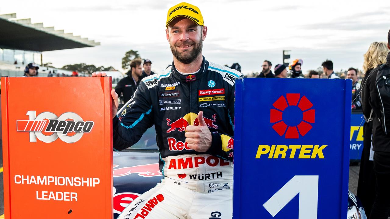 Shane van Gisbergen has an unsassailable lead in the drivers championship as Supercars heads to New Zealand. Picture: Getty Images