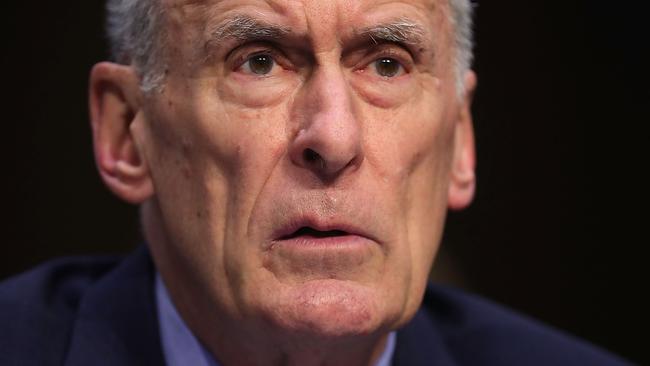 Director of National Intelligence Dan Coats testifies before the Senate Intelligence Committee this week. Picture: Getty Images