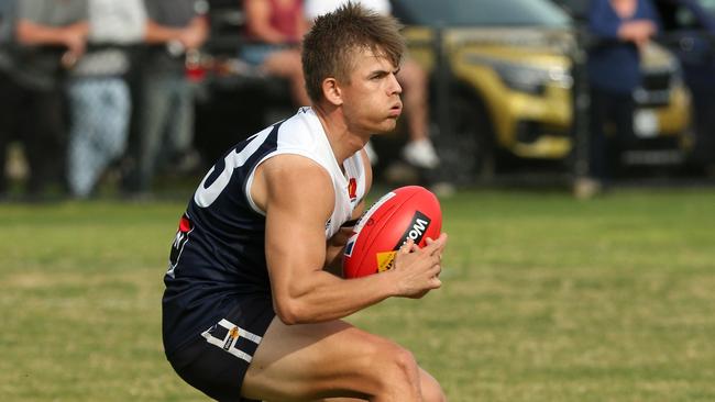 William Thornton-Gielen in action for Melton South. Picture: Hamish Blair