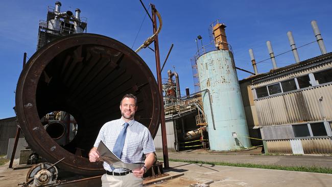 BioMar UK managing director Paddy Campbell outlines plans to develop a $56 million aqua feed production facility at Wesley Vale. Picture: CHRIS KIDD