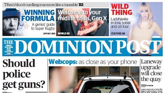 Stuff publishes Wellington’s Dominion Post, among other titles.