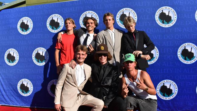 Students and guests at the Sunshine Beach State High School formal 2024.