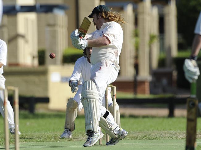 Aaron Spinks ( Cobbity, bats) Cobbitty v Camden Grade 5 at 4th ave Macquarie Park. Cricket Grand final weekend. Seddon Oval 1 and 2 Railway Pde Glenfield Macquarie Park, Fourth Avenue,