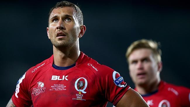 Quade Cooper is among the Reds’ contingent of Wallaby players whose spot could be endange