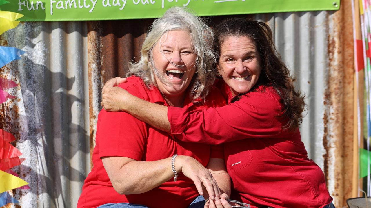 Debbie Thorne and her "super-nurse" Debra Haupt (left) from Maleny Veterinary Services. Picture: contributed.