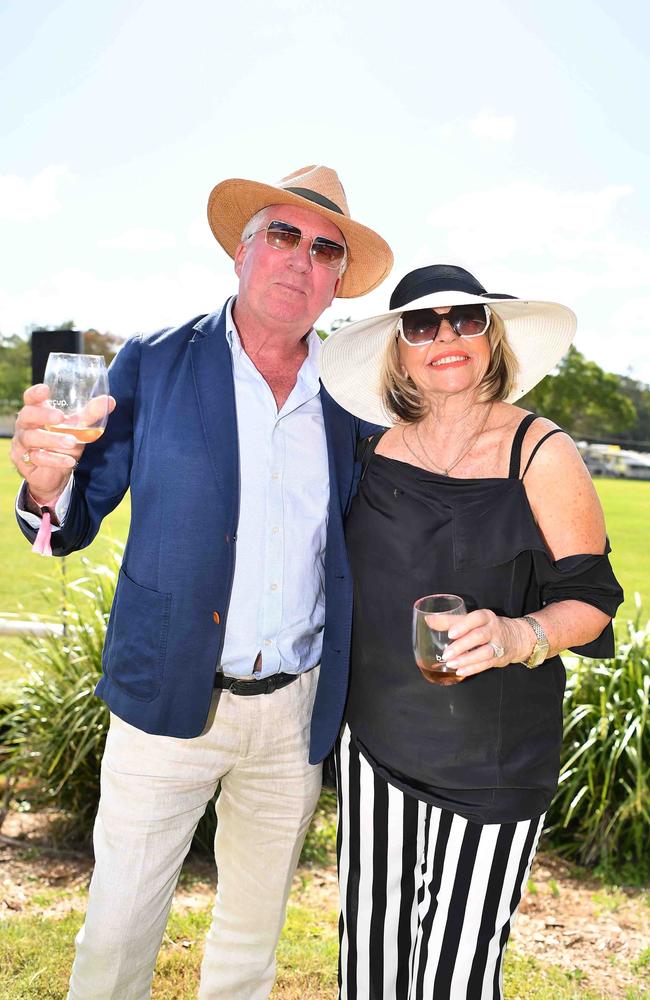 Robert and Gaye Flipp at the Polo &amp; Provedores, Noosa. Picture Patrick Woods.