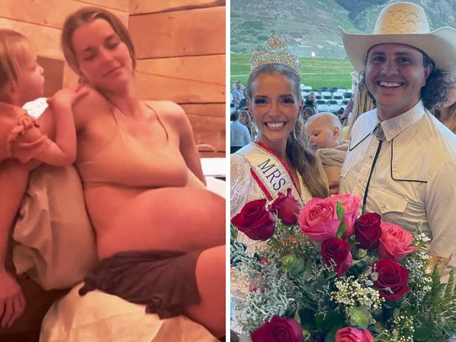 An interview with the US woman dubbed 'queen of the trad wives' has sparked a furore online, with fans and social media usersexpressing their concern for the mum-of-eight. Picture: Instagram