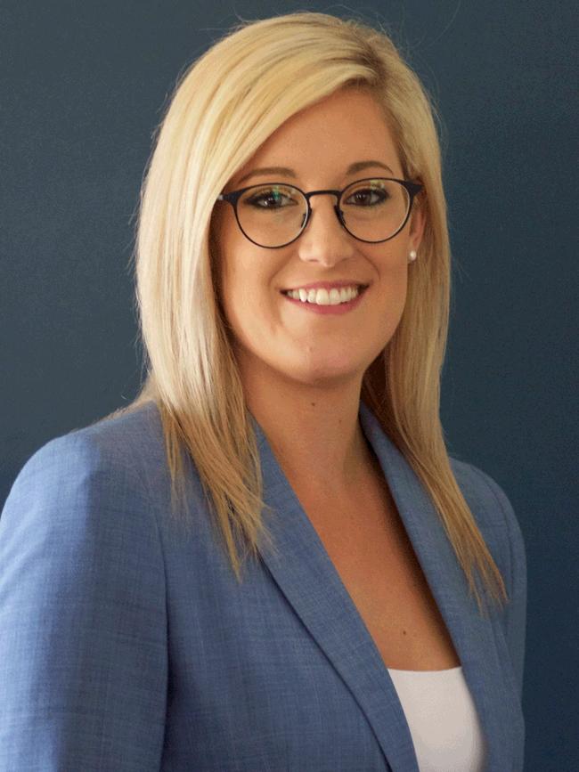 Courtney Mullen from Australian Family Lawyers. Picture: Supplied