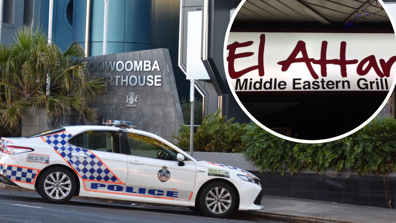 Saadon Barakat Khalaf Qaeerani pleaded guilty to threatening his former boss, Ramadan Elattar, with a chunk of wood after the pair were involved in a consensual street fight outside El Attar restaurant.