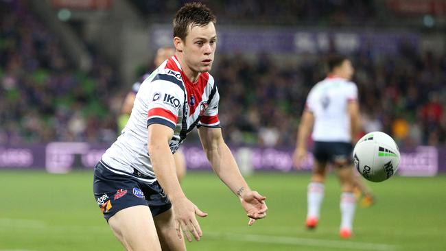 Luke Keary is in doubt for the Roosters’ Anzac Day clash. Picture: AAP