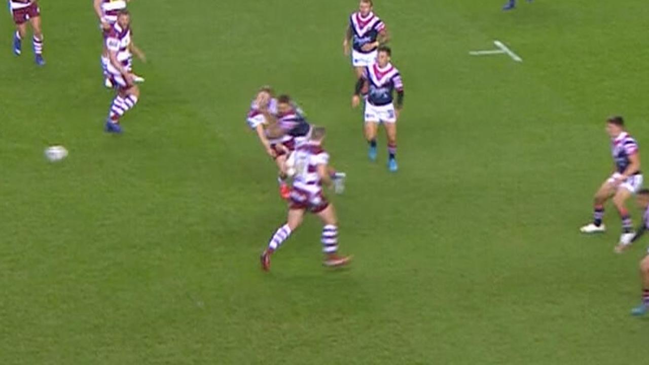 Jared Waerea-Hargreaves could be in trouble for this tackle.