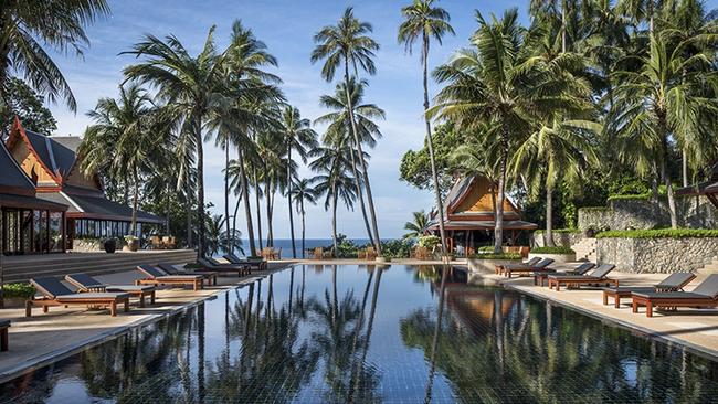 The main pool at Amanpuri in Phuket, Thailand.