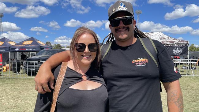 Shannon Kirk and Jessi Price at the 2024 Meatstock Festival at Bendigo Showgrounds. Photo: Himangi Singh