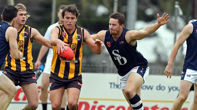 Xavier Watson (left) playing for Western at the country championships in 2016. Picture: Tom Huntley