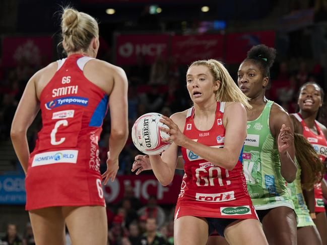 Helen Housby has improved in her two-point shooting. Picture: Getty Images