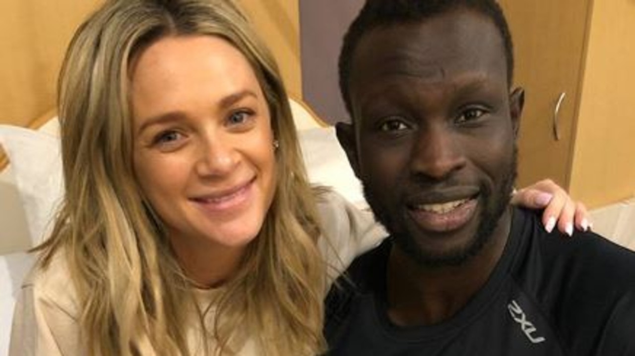 Majak Daw baby: North Melbourne defender and partner Emily McKay have ...