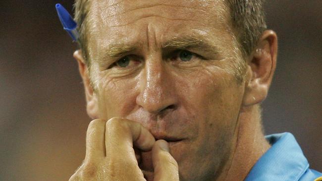 Titans Coach John Cartwright watching his boys play.