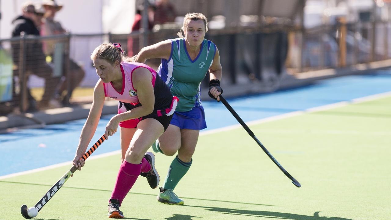 Rebecca Dwyer of Toowoomba 1 against Tweed 1. Picture: Kevin Farmer