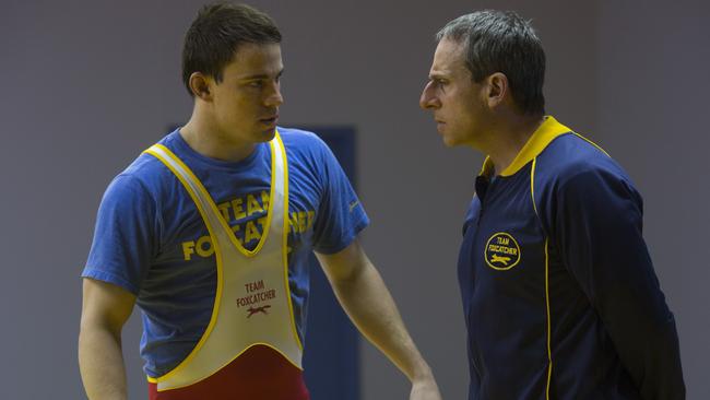 Channing Tatum had to bulk up to play a wrestler in Foxcatcher.