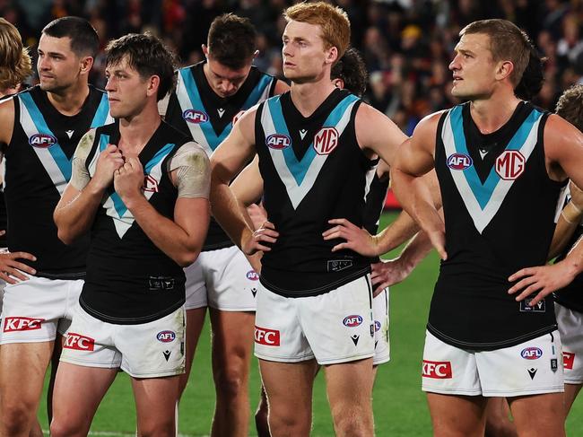 The Power will look to bounce back against Geelong. (Photo by James Elsby/AFL Photos via Getty Images)