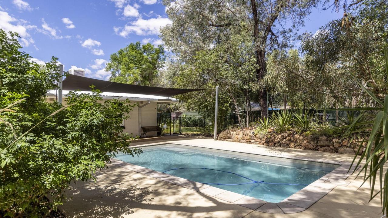 The pool yard has space for seating and lounging. Picture: realestate.com.au