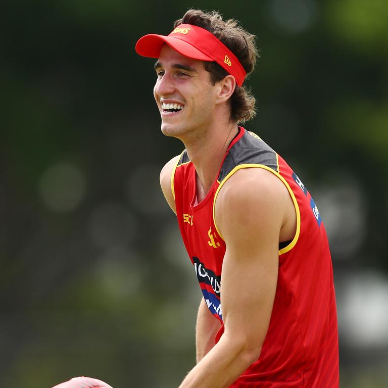 Ben King during a Gold Coast Suns AFL media and training session at Metricon Stadium on November 04, 2019 in Gold Coast, Australia. (Photo by Chris Hyde/Getty Images)
