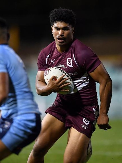Robert Toia representing Queensland U19s. Picture: NRL Imagery