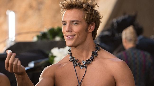 Sam Claflin stars as 'Finnick Odair' in The Hunger Games: Catchign Fire. Picture: Supplied 