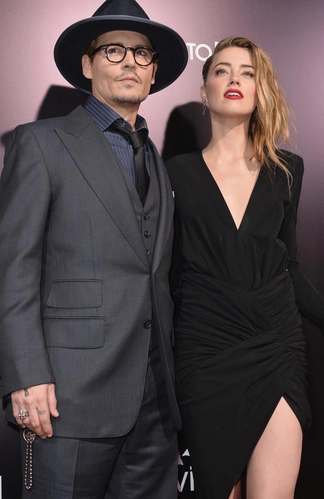 Johnny Depp and Amber Heard went through a nasty, highly publicised divorce. Picture: Kevin Winter/Getty Images