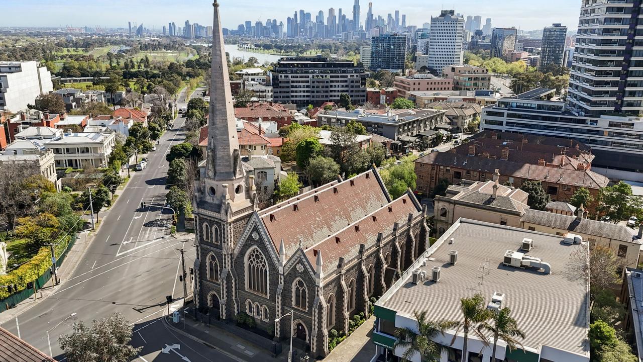 The Presbyterian Church sold 2 Alma Rd, St Kilda, in 2024.
