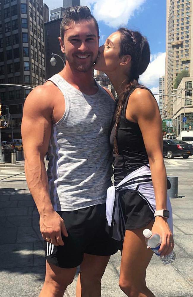 Tobias Pearce and Kayla Itsines.