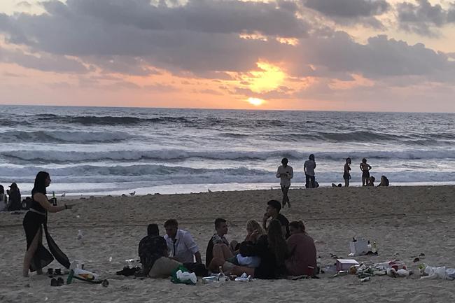 Gold Coast New Year's Day in Surfers Paradise. Picture: Emily Halloran 