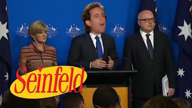 Seinfeld in Parliament: A perfect match.