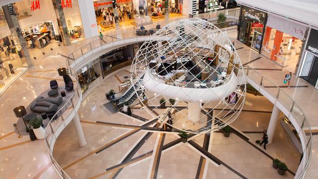 Chadstone Shopping Centre has become a ghost town in recent weeks. Picture: Tony Gough