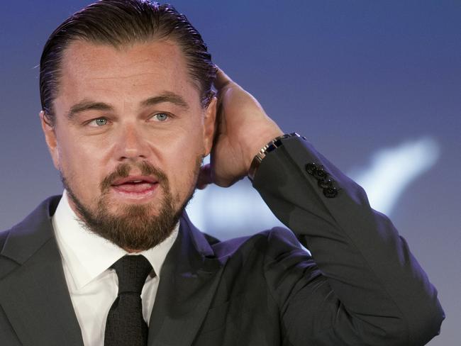 Leonardo DiCaprio speaks at the second day of the State Department's 'Our Ocean' conference at the State Department in Washington. AP Photo/Cliff Owen
