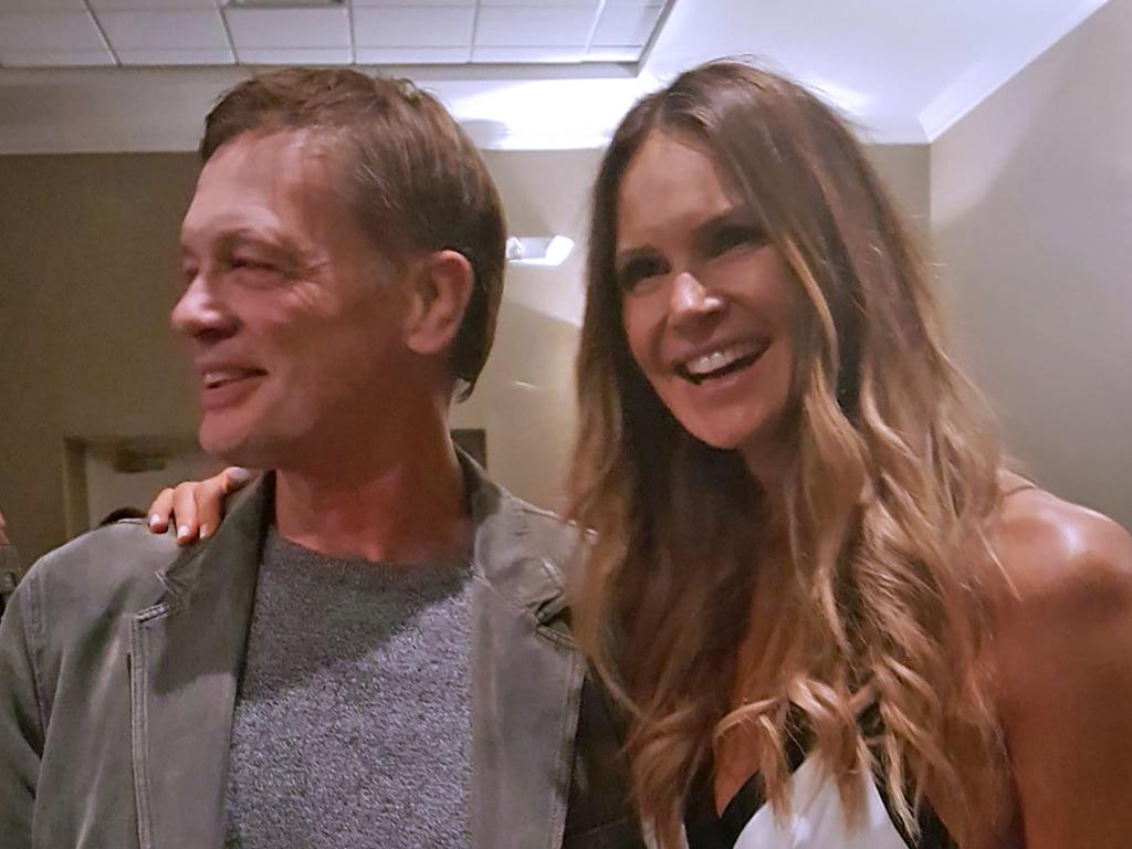 Andrew Wakefield and Elle Macpherson. Picture: Janice Hall/Twitter