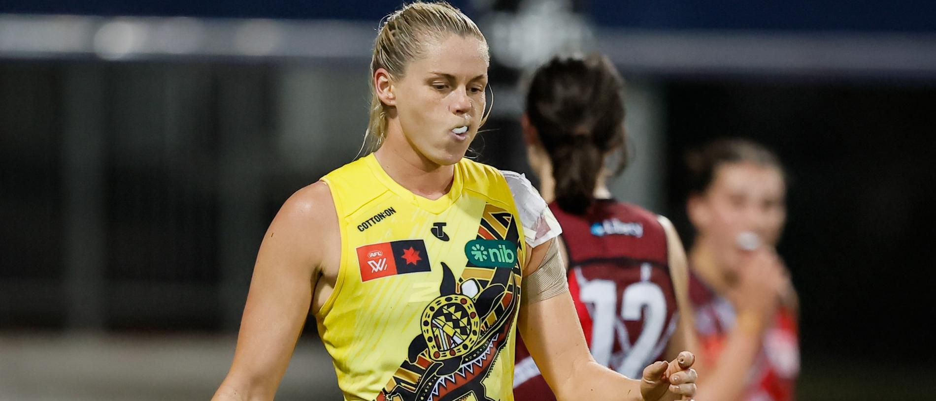 AFW 2024: Dreamtime draw between Richmond and Essendon, Aishling Moloney  six goals, AFLW leading goalkickers, Geelong Cats v West Coast Eagles,  scores, results, highlights, latest news