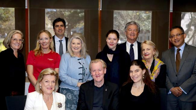 A meeting of who’s who Crown Foundation directors and benefactors at St Vincents Hospital in 2015. Picture: Craig Wilson