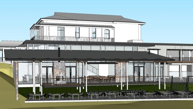 Concept images of the Bridgewater Inn expansion.