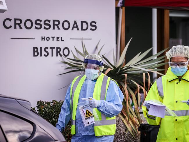 The number of coronavirus cases linked to a Sydney pub jumped to nine on Sunday afternoon. (Photo by David Gray/Getty Images)