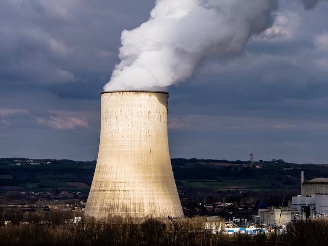 Vapor rises from a cooling tower at the Golfech Nuclear Power Plant, operated by Electricite de France SA (EDF), in Golfech, France, on Monday, Feb. 27, 2023. Europe's largest fleet of nuclear reactors in France and their ability to rebound from a spell of prolonged outages and maintenance is key to the region diversifying its energy supplies in the absence of Russian supplies. Photographer: Matthieu Rondel/Bloomberg via Getty Images