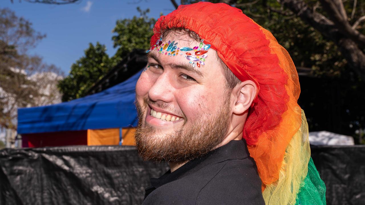 Jacob Bond at the 2023 Top End Pride March in Darwin City on Saturday, June 24. Picture: Pema Tamang Pakhrin