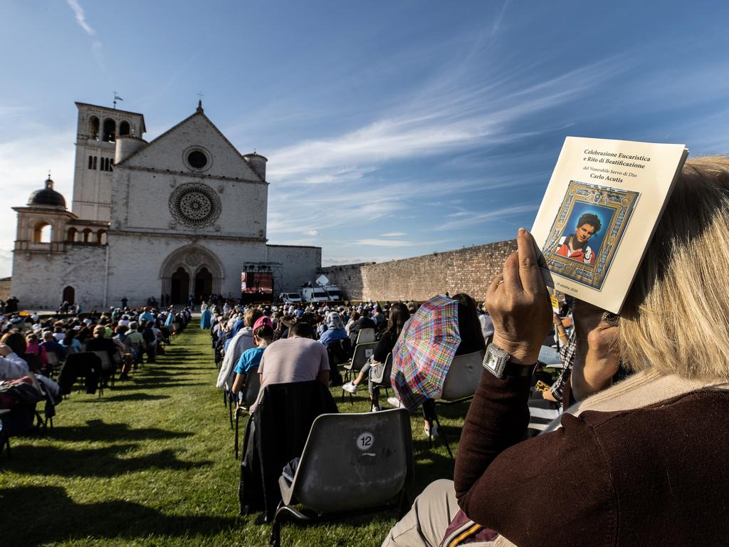 He’s the first person from the Millennial generation to be recognised into sainthood. Picture: Vatican Pool/Getty Images