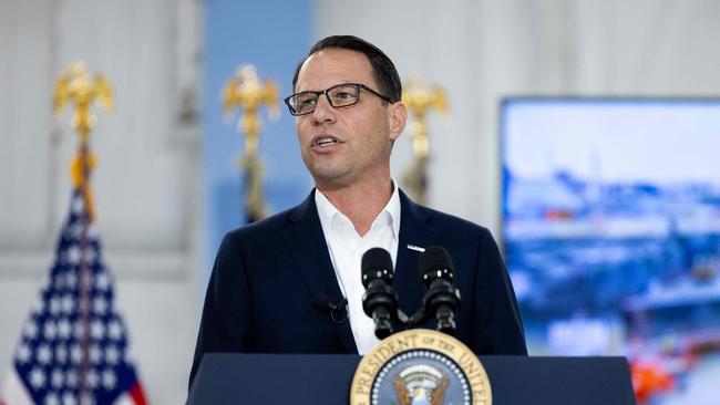 Pennsylvania Governor Josh Shapiro is a moderate Democrat. Picture: AFP