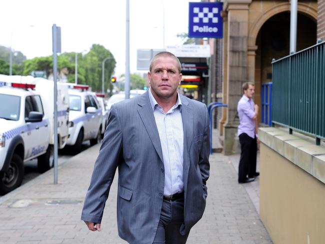 Dave Millward Court Appearance. Millward led the mob that invaded the Shore Club one night a few weeks ago. David Millward Pictured outside Manly Courthouse.