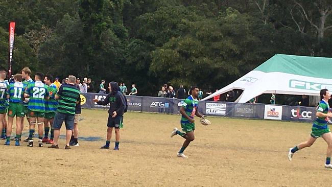 GPS play makers Aubrey and Ward run on against Easts.