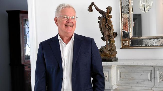 Realtor Pat O'Driscoll is selling an iconic Agnes St home. Picture: Jann Houley