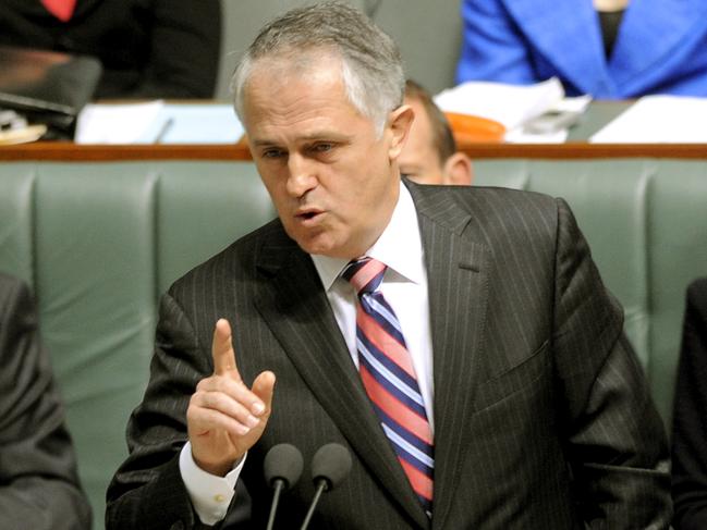 Tony Abbott says Malcolm Turnbull, pictured, is to blame for his government’s demise. Picture: AAP