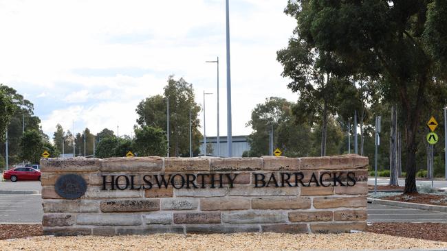 All four crew were from the Holsworthy Army Base in Holsworthy. Picture: Sunday Telegraph